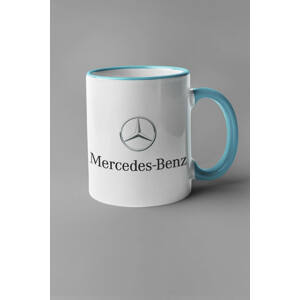 MMO Hrnek s logem auta Mercedes Benz Barva: Modrá