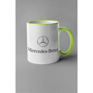 MMO Hrnek s logem auta Mercedes Benz Barva: Zelená