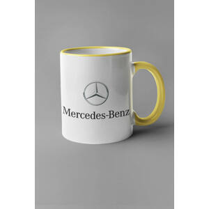 MMO Hrnek s logem auta Mercedes Benz Barva: Žlutá