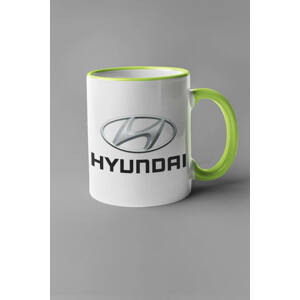 MMO Hrnek s logem auta Hyundai Barva: Zelená