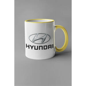 MMO Hrnek s logem auta Hyundai Barva: Žlutá