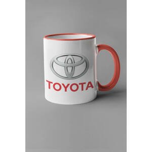 MMO Hrnek s logem auta Toyota Barva: Červená