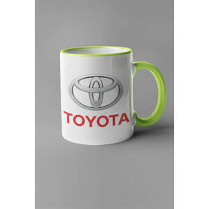 MMO Hrnek s logem auta Toyota Barva: Zelená