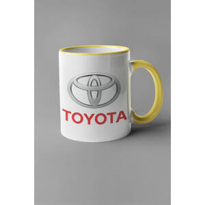 MMO Hrnek s logem auta Toyota Barva: Žlutá
