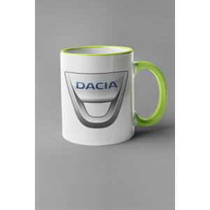 MMO Hrnek s logem auta Dacia Barva: Zelená