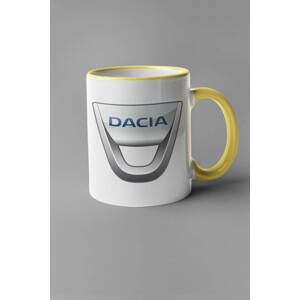 MMO Hrnek s logem auta Dacia Barva: Žlutá