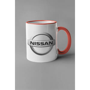 MMO Hrnek s logem auta Nissan Barva: Červená