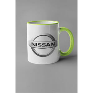 MMO Hrnek s logem auta Nissan Barva: Zelená