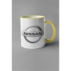 MMO Hrnek s logem auta Nissan Barva: Žlutá