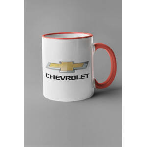 MMO Hrnek s logem auta Chevrolet Barva: Červená