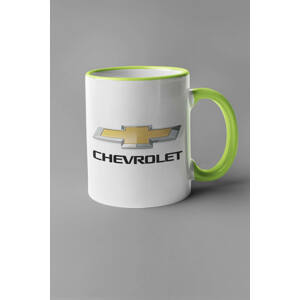 MMO Hrnek s logem auta Chevrolet Barva: Zelená