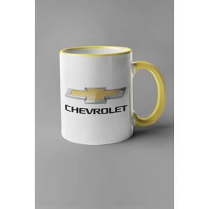 MMO Hrnek s logem auta Chevrolet Barva: Žlutá