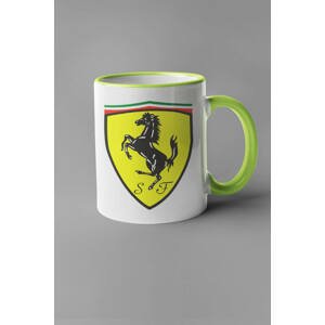MMO Hrnek s logem auta Ferrari Barva: Zelená