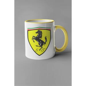 MMO Hrnek s logem auta Ferrari Barva: Žlutá